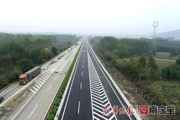南宁至玉林高速公路走向 南宁往玉林方向高速公路正式恢复通行(1)